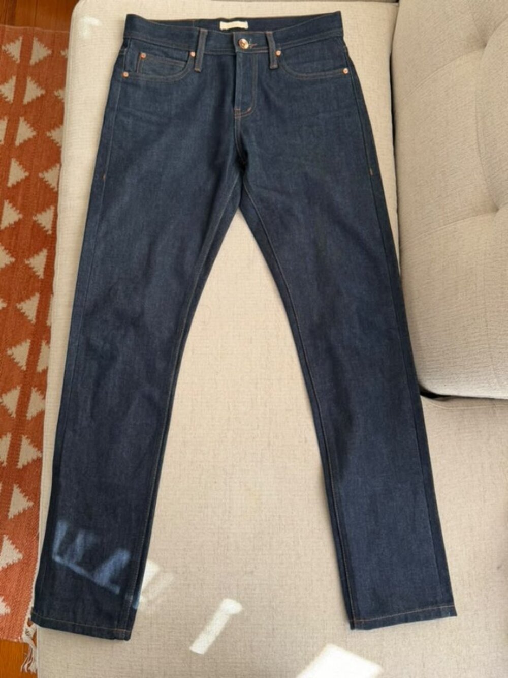 The Unbranded Brand UB401 Tight Fit Selvedge Denim Jeans
